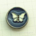 animal types blue round shape metal shoes rivets buttons